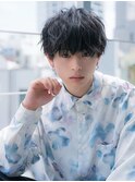 ソフトツーブロック マッシュ スパイラル ツイスト パーマ