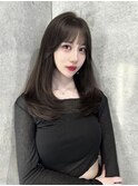 髪質改善＊黒髪ミニウルフくびれヘア＊美髪【CobybyZina梅田】