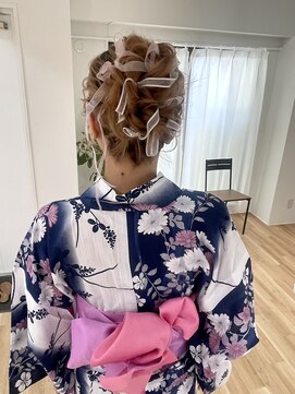 エリリーム(mlilym) 浴衣ヘアセット