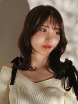 ベレッタ ネヤガワ(veretta. neyagawa)&nbsp;上品ミディアム/大人ガーリーウェーブ/耳掛けヘア/小顔レイヤー