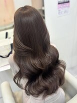 アール 横浜(R)&nbsp;【MOMO】ブリーチ無しショコラブラウン/髪質改善カラー/韓国ヘア