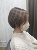 【忙しい朝も乾かすだけでキマる】ショートボブ