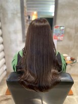 クレエ ヘアー デザイン(creer hair design)&nbsp;大人可愛い透明感艶カラーグレージュナチュラルロングワンカール