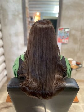 クレエ ヘアー デザイン(creer hair design) 大人可愛い透明感艶カラーグレージュナチュラルロングワンカール