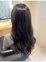 レイ 千葉(Lei)&nbsp;【Lei 林 碧】Dark purple×long layer