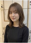 大人可愛いくびれレイヤーカット /ミルクブラウン【横浜】