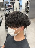 スペインカール波巻きパーマメンズパーマシャドウパーマサーフ