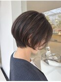 丸みショートボブ