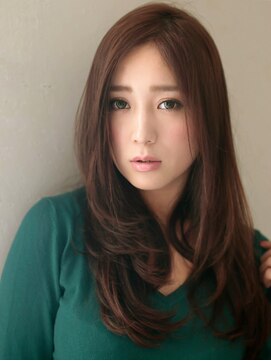 エイミーバイアフロートザガーデン 浦和店(amie by afloat the garden) かわいいワンカールロング◎フェミニン 斜めバング【浦和】