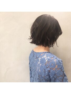 タグ(#tag) #切りっぱなしボブ