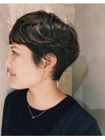ケイトテイラー(KATETAYLOR) 【山庄司 祐希】毛先パーマ×セミウェットマッシュショート