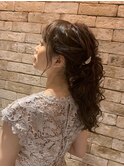 ＊結婚式＊花嫁＊参列/ポニーテール