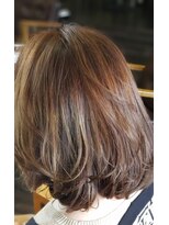 ルーセントヘアー(LUCENT HAIR) ミディアムボブ×アッシュブラウン☆