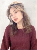 ツインくるりんぱアレンジ_ココアブラウンセシルカット_27036