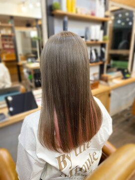 トルチェ(toRtue) グレージュ×淡ピンク