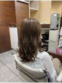 くびれヘア×ビタミンカラー