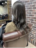 ディープグレージュロング