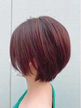 ルーファス 恵比寿 渋谷(Ruufus) ピンクハイライト×大人ショート【ruufus渋谷恵比寿】202205