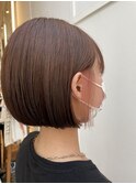 ボブ　インナーカラー