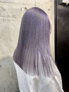 ラニヘアサロン(lani hair salon) シルバーラベンダー　（ブリーチ2回）