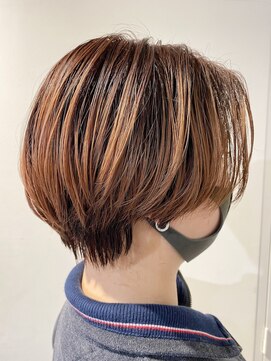サロンドジョー(salon de joe) ショート×オレンジブラウン TAKUYA
