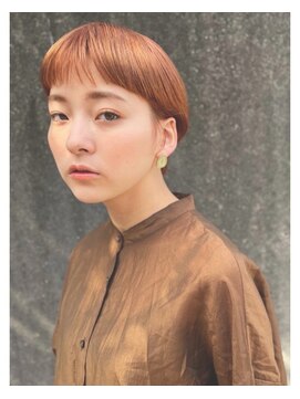 エムスラッシュ 表参道(M.SLASH) 表参道/カット上手い/オレンジベージュ/オン眉/ショート&ボブm2