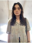 重めロングのハードパーマ