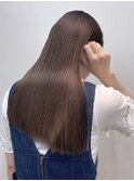 大人可愛い大人美人くすみカラーアッシュグレーベージュ