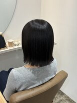 ユッカ 梅田(YUCCA) 【 YUCCA 】大人可愛い20代30代外はねボブ/切りっぱなしボブ