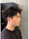 大分メンズツイストスパイラルスパイキーショートレイヤー