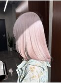 ミルクティーベージュ/髪質改善/ダブルカラー/ケアブリーチ/20代