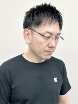 モリオ(morio)&nbsp;＊アップバングビジネスツーブロック爽やか清潔感黒髪30代40代2
