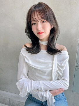 ロイド(Lloyd) 【Lloyd 大宮】切りっぱなしボブ×ダークグレー