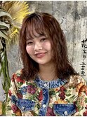 海外girlパーマ