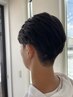 メンズカット＋デトックススパ＋シェービング＋眉毛ラミネーション
