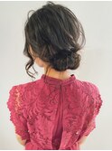可愛いと"褒められる"ヘアセットが大人気☆2次会まで◎