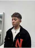 メンズカットマッシュパーマカルマパーマフェードツーブロック