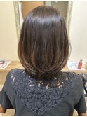 プラチナ矯正レイヤーボブ