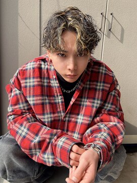 ロンド クラン 岡崎(Lond Clan) 波巻きパーマ/ハイライト/波巻きスパイラル