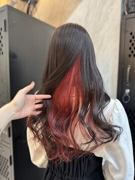 ヴァイス 渋谷店(VAICE) インナーカラー/ルビーレッド/ボルドー