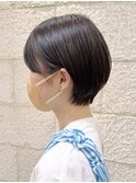 ショートヘア　マッシュショート　京都美容室　進詩織