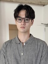 トッド(tod)&nbsp;フェザーパーマ フェザーショート メンズパーマ メンズカット