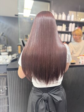 アローズ 久留米店(arose) ブリーチカラー　ピンク