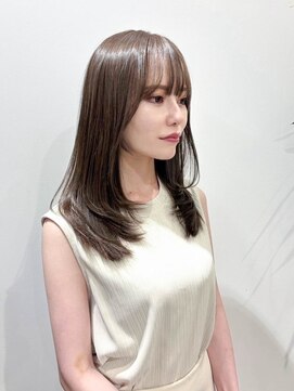 エルサザビューティー 神戸三宮(Elsa the beauty) 美髪レイヤーカット/顔まわりレイヤー/くびれミディアムレイヤー