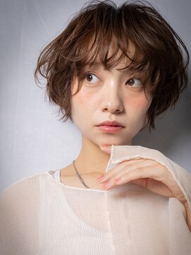 カバーヘアアンドスパ ブリス 浦和(COVER HAIR&SPA bliss) 抜け感小顔フェザーショートグランマッシュパーマz浦和20代30代