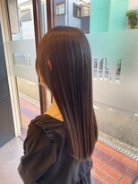 ローレン(LOREM)&nbsp;ストレート、縮毛矯正、ロング9.26暗めカラー