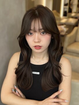 オムニス 表参道(Omnis) ざくざくレイヤーハッシュカット表参道髪質改善ブラウンカラー