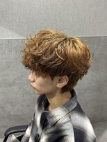 テクト バイアッシュ 吉祥寺店(Tect by Ash)&nbsp;ラウンドマッシュシャドウパーマ無造作刈り上げなし