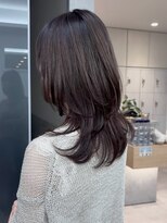 シエル バイ ケンジ 登戸 生田(CIEL by KENJE)&nbsp;ハッシュカット/韓国ウルフ/ミディアムレイヤーカット/10代20代