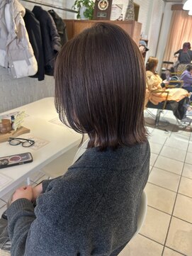 ヴァンカウンシル 春日井店(VAN COUNCIL) 顔まわりレイヤー×ラベンダーカラー